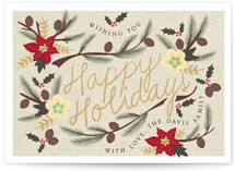 Holiday Flowers Holiday Postcards