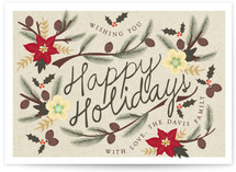 Holiday Flowers Holiday Postcards