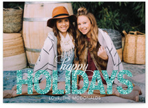 Glitter Holiday Postcards