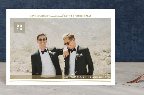 A Married Little Christmas Holiday Postcards