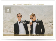 A Married Little Christmas Holiday Postcards