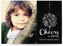 Elegant Ball Drop Holiday Postcards