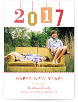 New Year Gift Tag Holiday Postcards