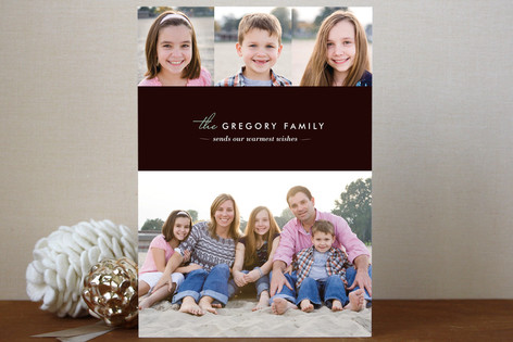 Winter Chic Holiday Postcards