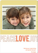 Modern Love Holiday Rounded Corner Cards