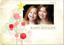 Candy Tree Holiday Rounded Corner Cards