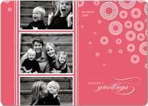 Snow Flurries Holiday Rounded Corner Cards