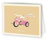 Ride On Over Baby Shower Thank You Cards