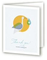 Via Stork Baby Shower Thank You Cards