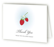 Wild Strawberries Baby Shower Thank You Cards
