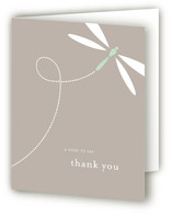 Swooping Dragonfly Baby Shower Thank You Cards