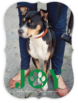 Paw Print Holiday Photo Cards