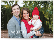 Snow Flurry Holiday Photo Cards