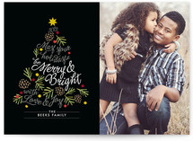 Be Merry and Bright Holiday Photo Cards