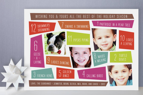 12 Wishes Holiday Photo Cards