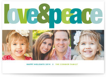 Love & Peace Holiday Photo Cards