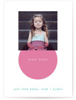 Mini Circle Holiday Photo Cards