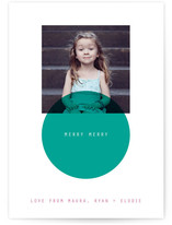 Mini Circle Holiday Photo Cards