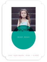 Mini Circle Holiday Photo Cards