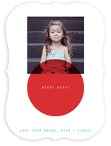 Mini Circle Holiday Photo Cards