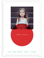 Mini Circle Holiday Photo Cards