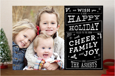 Christmas Cafe Holiday Photo Cards