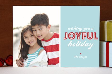 Another Card About Joy Holiday Photo Cards