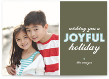 Another Card About Joy Holiday Photo Cards