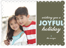 Another Card About Joy Holiday Photo Cards