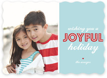 Another Card About Joy Holiday Photo Cards