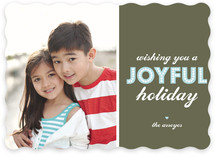 Another Card About Joy Holiday Photo Cards