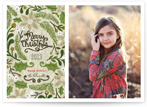 Sketchbook Foliage Holiday Photo Cards