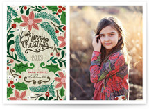 Sketchbook Foliage Holiday Photo Cards