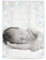 First Snowfall Holiday Photo Cards, by j.bartyn design