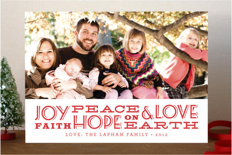 Glad Tidings Holiday Photo Cards