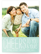 Frosted Cheers Holiday Photo Cards