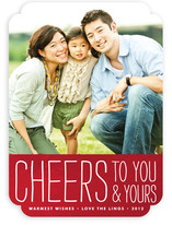 Frosted Cheers Holiday Photo Cards