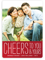 Frosted Cheers Holiday Photo Cards