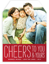 Frosted Cheers Holiday Photo Cards