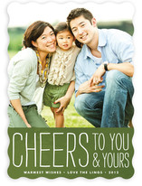 Frosted Cheers Holiday Photo Cards