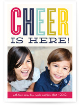 Cheer is Here Holiday Photo Cards
