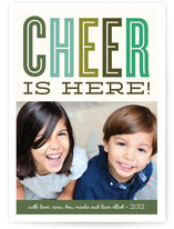 Cheer is Here Holiday Photo Cards