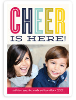Cheer is Here Holiday Photo Cards
