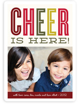 Cheer is Here Holiday Photo Cards