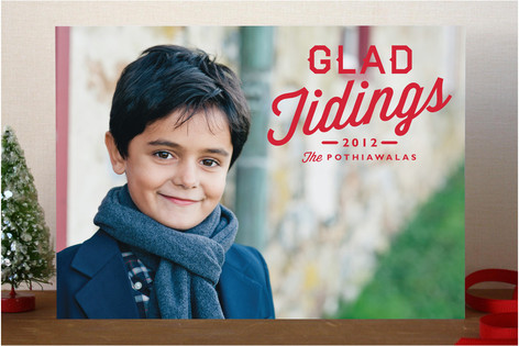 Glad Tidings Holiday Photo Cards