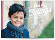 Glad Tidings Holiday Photo Cards
