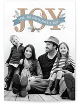 Rustic Joy Holiday Photo Cards