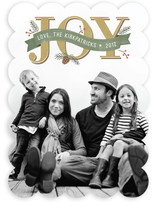Rustic Joy Holiday Photo Cards