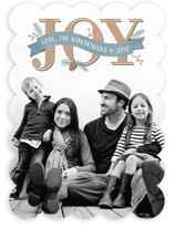 Rustic Joy Holiday Photo Cards