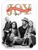 Rustic Joy Holiday Photo Cards